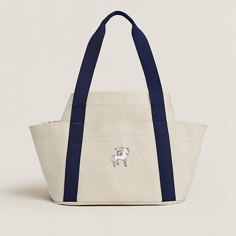 Bolsa para fraldas Cabriole - Cinza | Hermès Brasil
